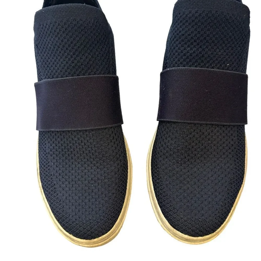 Eileen Fisher Pari Women's Blue Knitted Platform Slip-On sneakers size 7.5